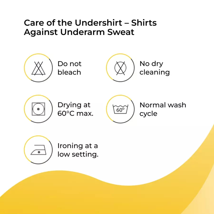 Manjana Undershirt with Absorbent Underarm Sweat Protection for Men