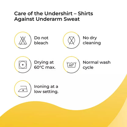 Manjana Undershirt with Absorbent Underarm Sweat Protection for Men