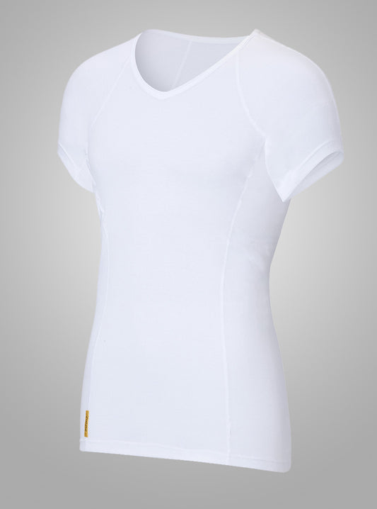 Manjana Undershirt with Absorbent Underarm Sweat Protection for Women